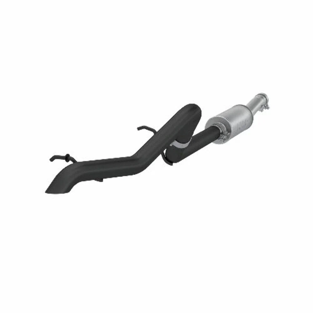 Fits 2007-2011 Jeep Wrangler 2 1_2_ Tail Pipe Muffler before Axle-Black-S5514BLK
